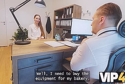 Arina Shy Came To Get A Loan And To Cheat On Her Husband