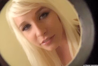 Teen 18+ Stevie Shae Glory Hole Cum Swallow