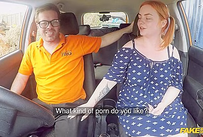 Voluptuous Redhead Harley Morgan Fucks In Car