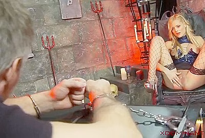 033 – Blonde Slavegirl Anal Training