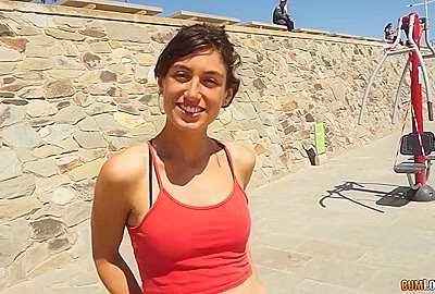 Sexercise – Sexy Sporty Spanish teen 18+ Julia Roca Fuck