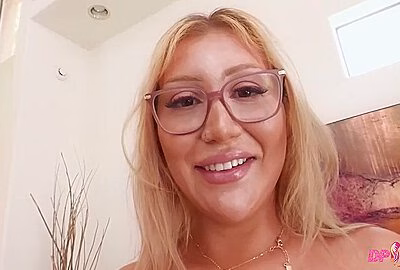 Sloppy First Dp For Sweet Looking Blonde Veronica Cruz